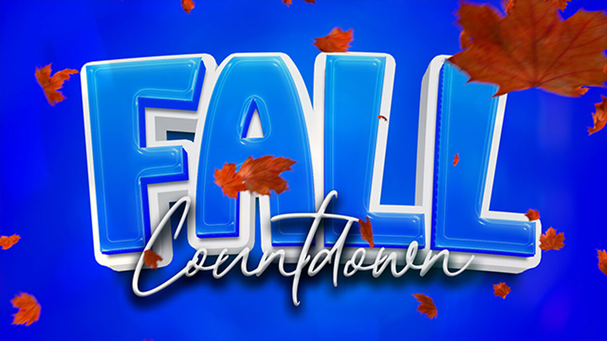 Blue Fall Leaves Future Bass Countdown image number 0